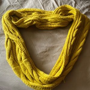 Mustard infinity scarf